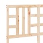vidaXL Κεφαλάρι Κρεβατιού 141 x 4 x 100 εκ. από Μασίφ Ξύλο Πεύκου