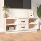 vidaXL Έπιπλο Τηλεόρασης Λευκό 100 x 34 x 40 εκ. από Μασίφ Ξύλο Πεύκου