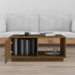vidaXL Τραπεζάκι Σαλονιού Καφέ μελί80x50x35,5εκ. από Μασίφ Ξύλο Πεύκου