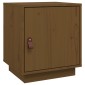 vidaXL Κομοδίνο Καφέ Μελί 40x34x45 εκ. από Μασίφ Ξύλο Πεύκου