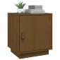 vidaXL Κομοδίνα 2 τεμ. Καφέ Μελί 40x34x45 εκ. από Μασίφ Ξύλο Πεύκου