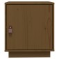 vidaXL Κομοδίνα 2 τεμ. Καφέ Μελί 40x34x45 εκ. από Μασίφ Ξύλο Πεύκου