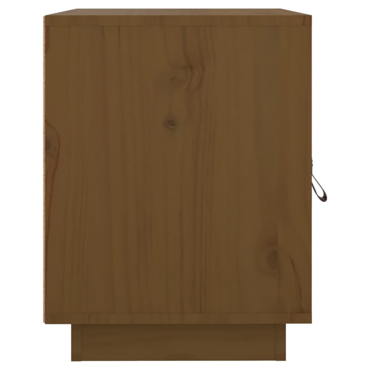 vidaXL Κομοδίνα 2 τεμ. Καφέ Μελί 40x34x45 εκ. από Μασίφ Ξύλο Πεύκου
