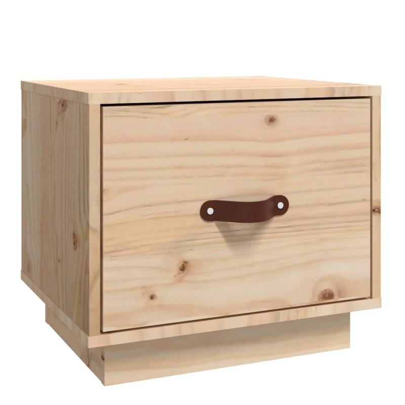 vidaXL Κομοδίνο 40 x 34 x 35 εκ. από Μασίφ Ξύλο Πεύκου