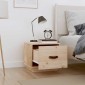 vidaXL Κομοδίνο 40 x 34 x 35 εκ. από Μασίφ Ξύλο Πεύκου
