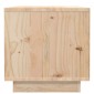vidaXL Κομοδίνο 40 x 34 x 35 εκ. από Μασίφ Ξύλο Πεύκου