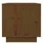 vidaXL Κομοδίνo Καφέ Μελί 40 x 34 x 35 εκ. από Μασίφ Ξύλο Πεύκου