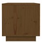 vidaXL Κομοδίνα 2 τεμ. Καφέ Μελί 40 x 34 x 35 εκ. Μασίφ Ξύλο Πεύκου