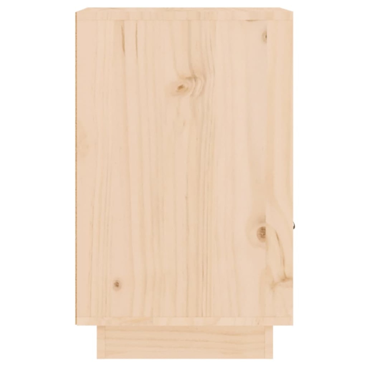 vidaXL Κομοδίνο Λευκό 40 x 34 x 55 εκ. από Μασίφ Ξύλο Πεύκου