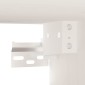 vidaXL Ντουλάπι Τοίχου Λευκό 60 x 30 x 30 εκ. από Μασίφ Ξύλο Πεύκου
