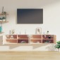 vidaXL Ντουλάπια Τοίχου 2 τεμ. 80 x 30 x 30 εκ. από Μασίφ Ξύλο Πεύκου