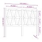 vidaXL Κεφαλάρι Κρεβατιού Γκρι 126 x 4 x 100 εκ. από Μασίφ Ξύλο Πεύκου