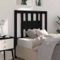 vidaXL Κεφαλάρι Μαύρο 96 x 4 x 100 εκ. από Μασίφ Ξύλο Πεύκου