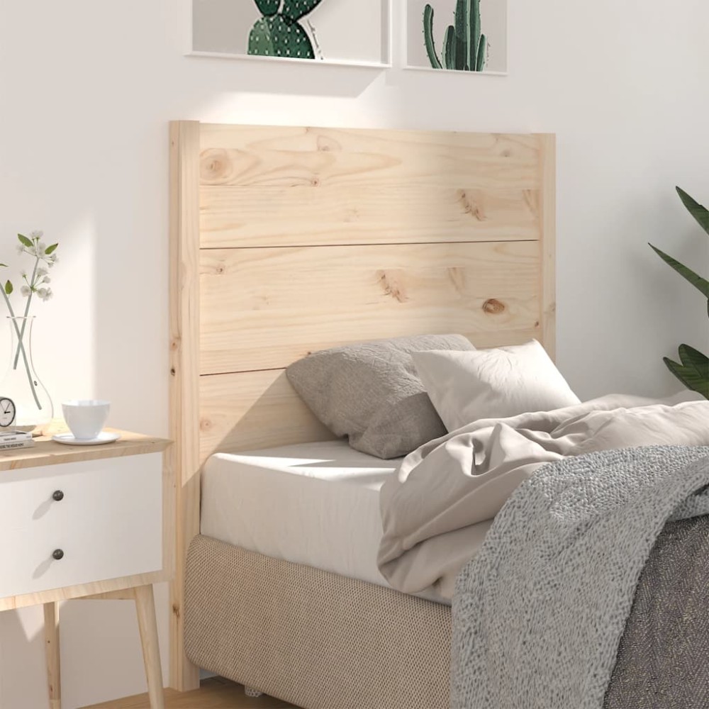 vidaXL Κεφαλάρι 96 x 4 x 100 εκ. από Μασίφ Ξύλο Πεύκου