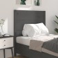 vidaXL Κεφαλάρι Γκρι 96 x 4 x 100 εκ. από Μασίφ Ξύλο Πεύκου