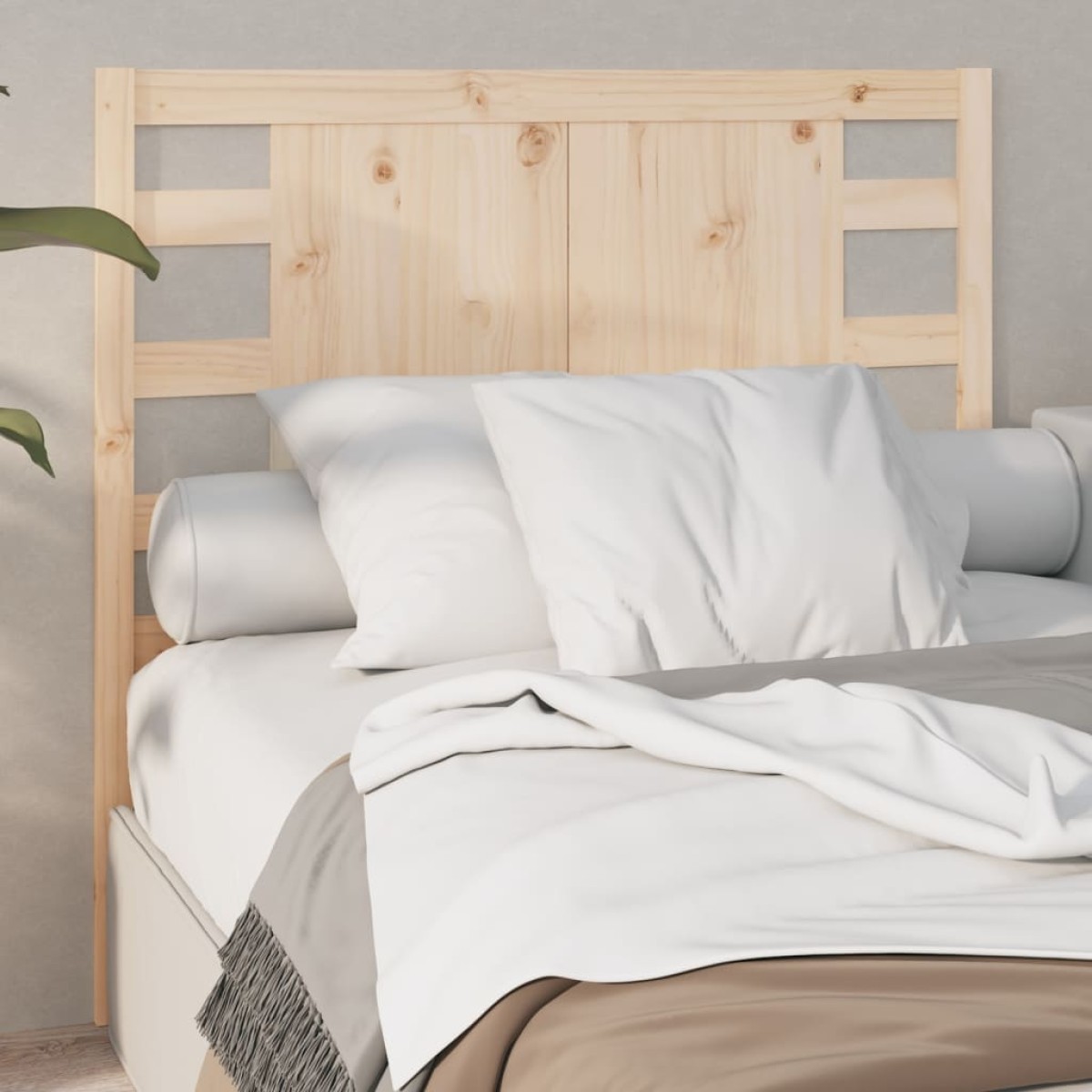 vidaXL Κεφαλάρι 96 x 4 x 100 εκ. από Μασίφ Ξύλο Πεύκου