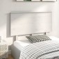vidaXL Κεφαλάρι Κρεβατιού Λευκό 124x6x82,5 εκ. Μασίφ Ξύλο Πεύκου