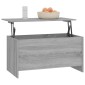 vidaXL Τραπεζάκι Σαλονιού Γκρι Sonoma 102x55,5x52,5 εκ. Επεξεργ. Ξύλο