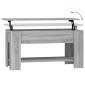 vidaXL Τραπεζάκι Σαλονιού Γκρι Sonoma 101x49x52 εκ. Επεξεργασμένο Ξύλο