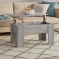 vidaXL Τραπεζάκι Σαλονιού Γκρι Sonoma 79x49x41 εκ. Επεξεργασμένο Ξύλο