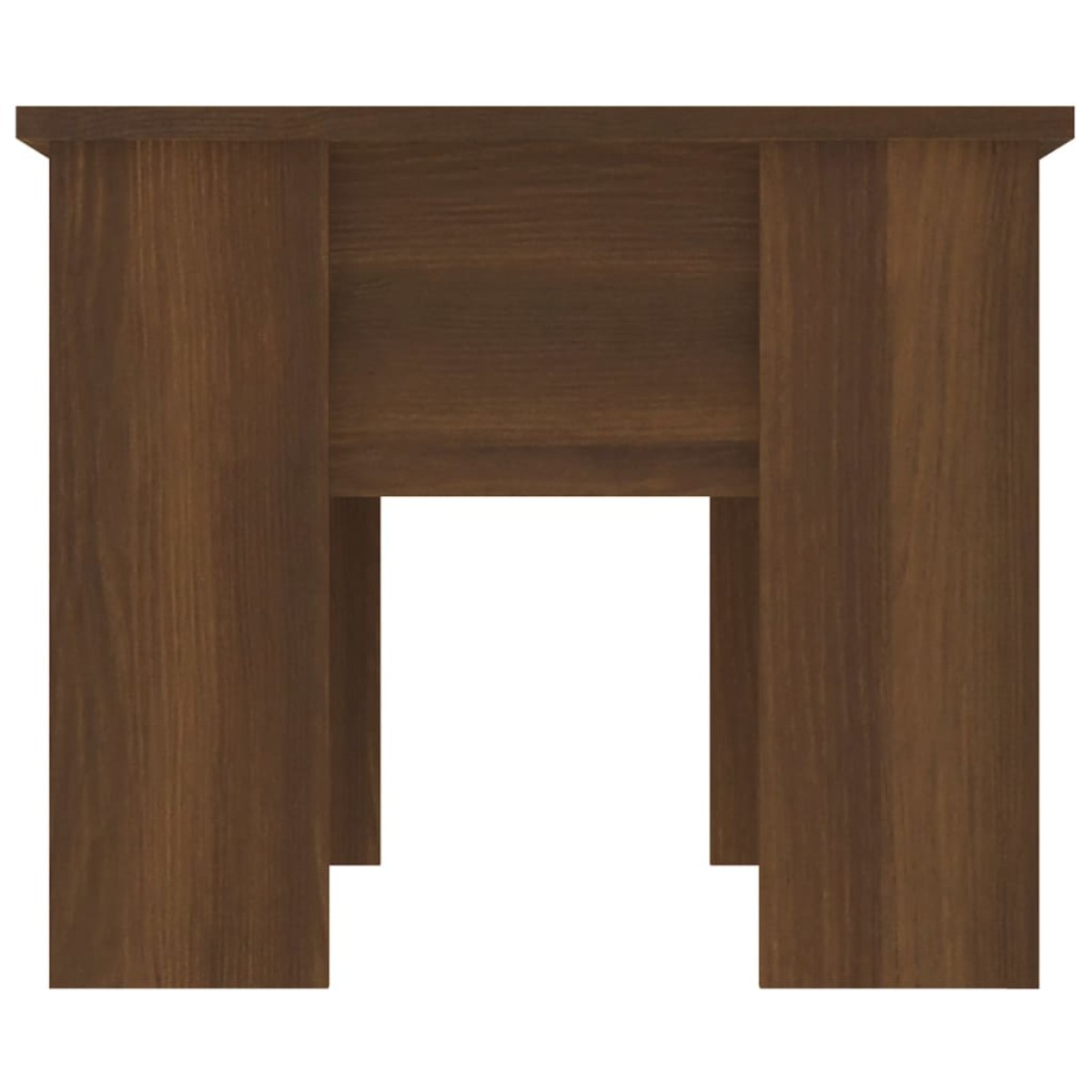 vidaXL Τραπεζάκι Σαλονιού Καφέ Δρυς 79x49x41 εκ. Επεξεργασμένο Ξύλο