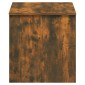 vidaXL Τραπεζάκι Σαλονιού Καπνιστή Δρυς102x50,5x52,5 εκ. Επεξεργ. Ξύλο