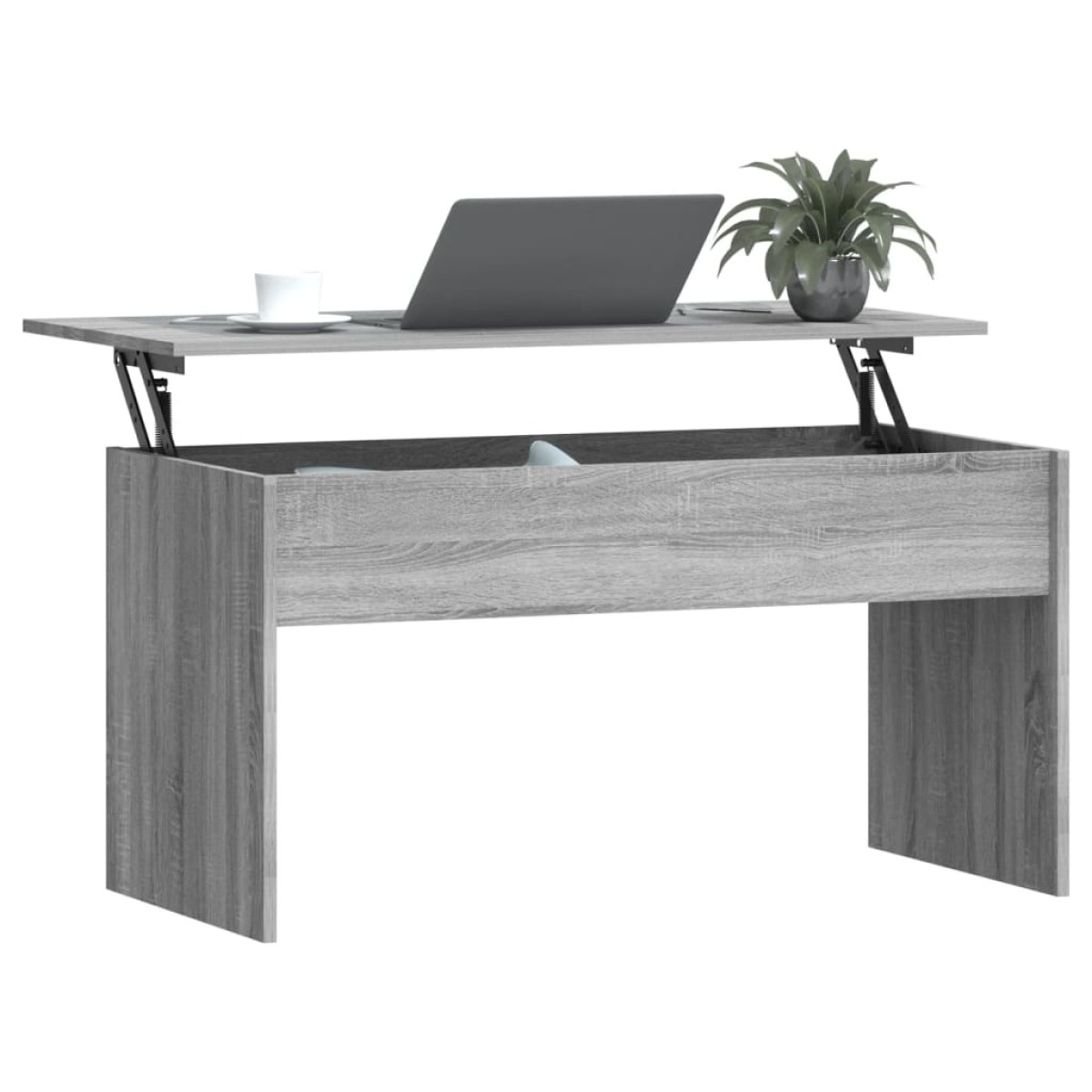 vidaXL Τραπεζάκι Σαλονιού Γκρι Sonoma 102x50,5x52,5 εκ. Επεξ. Ξύλο