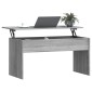 vidaXL Τραπεζάκι Σαλονιού Γκρι Sonoma 102x50,5x52,5 εκ. Επεξ. Ξύλο