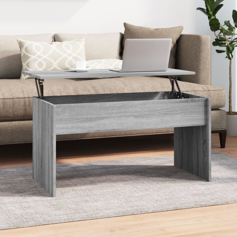 vidaXL Τραπεζάκι Σαλονιού Γκρι Sonoma 102x50,5x52,5 εκ. Επεξ. Ξύλο