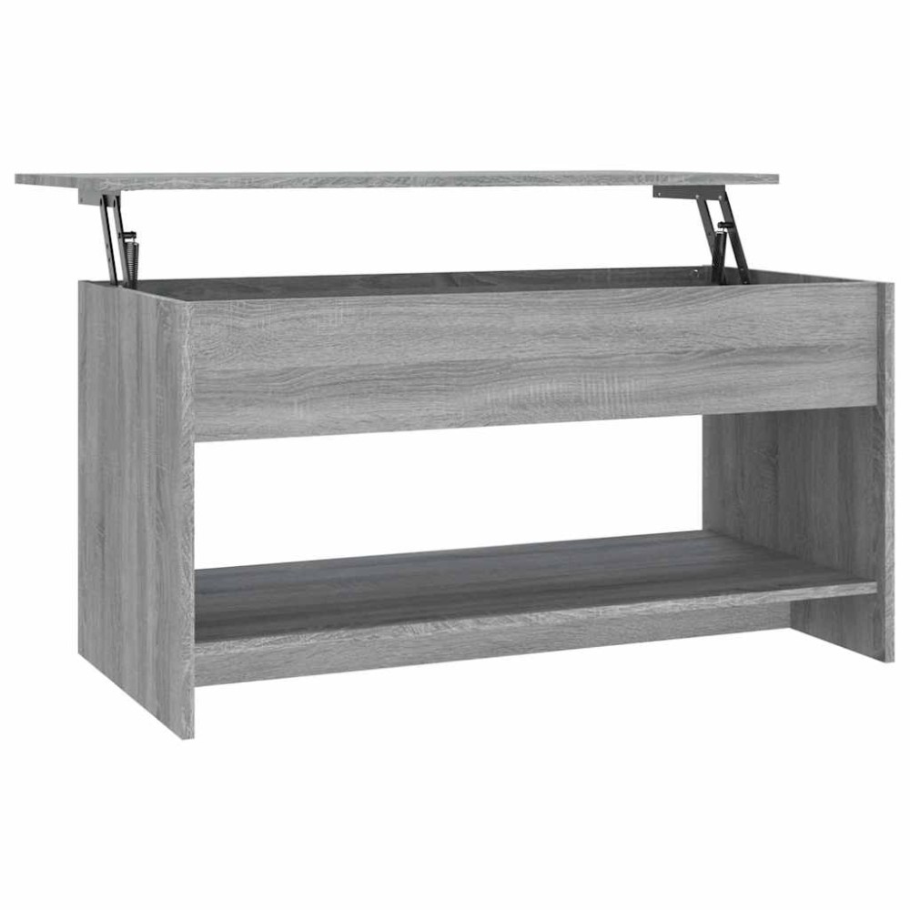vidaXL Τραπεζάκι Σαλονιού Γκρι Sonoma102x50x52,5 εκ.Επεξεργασμένο Ξύλο