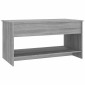 vidaXL Τραπεζάκι Σαλονιού Γκρι Sonoma102x50x52,5 εκ.Επεξεργασμένο Ξύλο