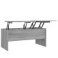 vidaXL Τραπεζάκι Σαλονιού ΓκριSonoma102x50,5x46,5εκ.Επεξεργασμένο Ξύλο