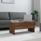 vidaXL Τραπεζάκι Σαλονιού Καφέ Δρυς102x50,5x46,5εκ. Επεξεργασμένο Ξύλο