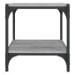 vidaXL Έπιπλο Τηλεόρασης Γκρι Sonoma 40x33x41 εκ. Επεξ. Ξύλο & Ατσάλι