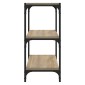 vidaXL Βιβλιοθήκη Sonoma Δρυς 40x33x70,5 εκ. Επεξεργ. Ξύλο & Ατσάλι