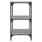 vidaXL Βιβλιοθήκη Γκρι Sonoma 40x33x70,5 εκ. Επεξ. Ξύλο & Ατσάλι