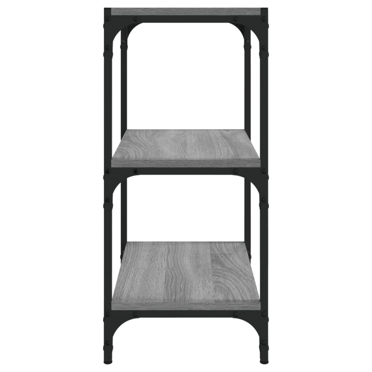 vidaXL Βιβλιοθήκη Γκρι Sonoma 40x33x70,5 εκ. Επεξ. Ξύλο & Ατσάλι