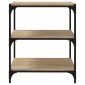 vidaXL Βιβλιοθήκη Sonoma Δρυς 60x33x70,5 εκ. Επεξεργ. Ξύλο & Ατσάλι