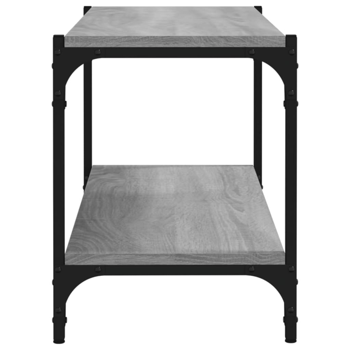 vidaXL Έπιπλο Τηλεόρασης Γκρι Sonoma 80x33x41 εκ. Επεξ. Ξύλο & Ατσάλι
