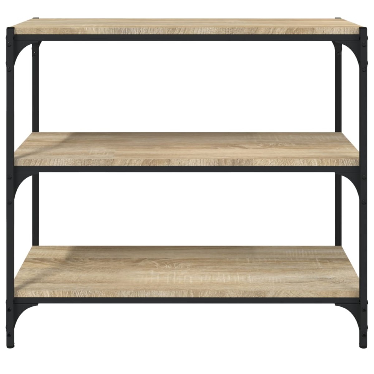 vidaXL Βιβλιοθήκη Sonoma Δρυς 80x33x70,5 εκ. Επεξεργ. Ξύλο & Ατσάλι