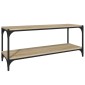 vidaXL Έπιπλο Τηλεόρασης Sonoma Δρυς 100x33x41 εκ. Επεξ. Ξύλο & Ατσάλι