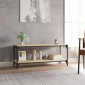 vidaXL Έπιπλο Τηλεόρασης Sonoma Δρυς 100x33x41 εκ. Επεξ. Ξύλο & Ατσάλι