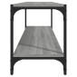 vidaXL Έπιπλο Τηλεόρασης Γκρι Sonoma 100x33x41 εκ. Επεξ. Ξύλο & Ατσάλι