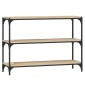 vidaXL Βιβλιοθήκη Sonoma Δρυς 100x33x70,5 εκ. Επεξεργ. Ξύλο & Ατσάλι