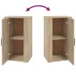 vidaXL Ντουλάπι Sonoma Δρυς 40x33x70 εκ. από Επεξεργασμένο Ξύλο