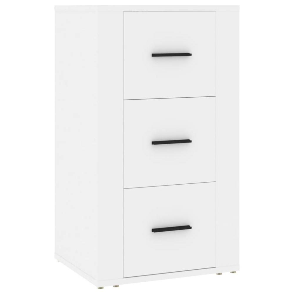 vidaXL Συρταριέρα Λευκή 40 x 33 x 70 εκ. από Επεξεργασμένο Ξύλο