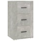 vidaXL Ντουλάπι Γκρι σκυροδέματος 40x33x70 εκ. από Επεξεργασμένο Ξύλο