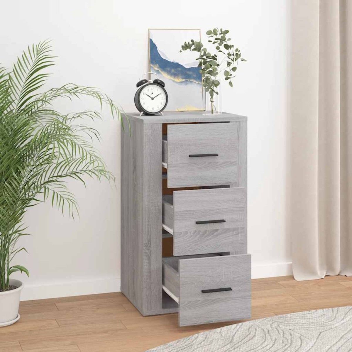 vidaXL Ντουλάπι Γκρι Sonoma 40 x 33 x 70 εκ. από Επεξεργασμένο Ξύλο