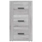 vidaXL Ντουλάπι Γκρι Sonoma 40 x 33 x 70 εκ. από Επεξεργασμένο Ξύλο