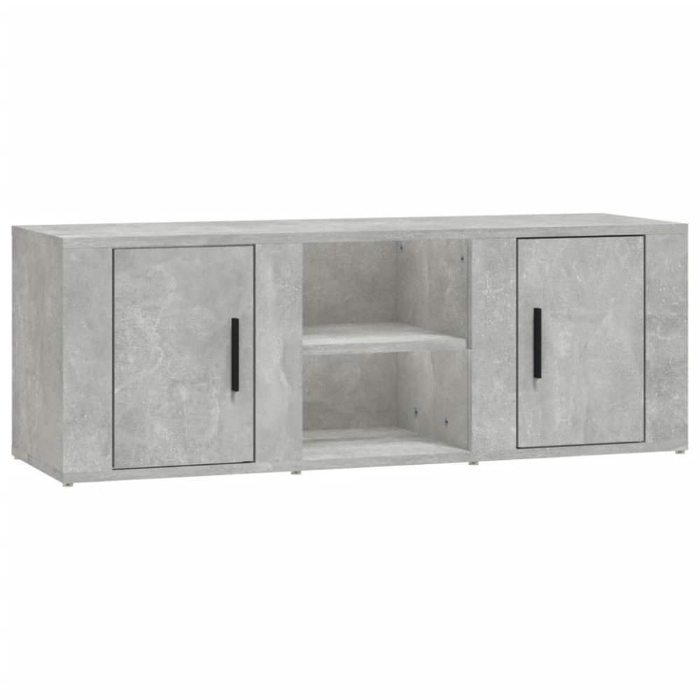 vidaXL Έπιπλο Τηλεόρασης Γκρι Σκυρ. 100x31,5x35 εκ. Επεξ. Ξύλο